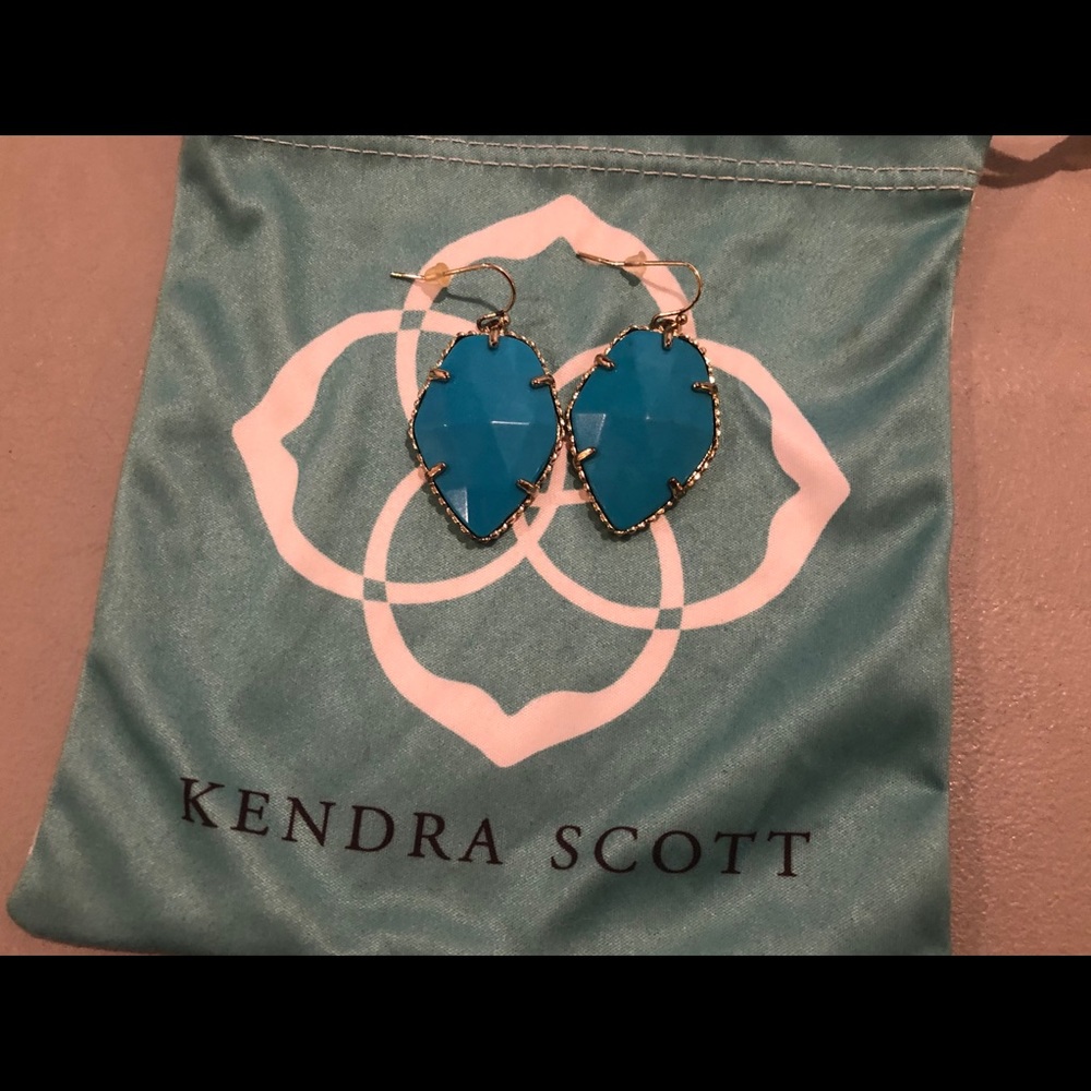 Kendra Scott blue earrings